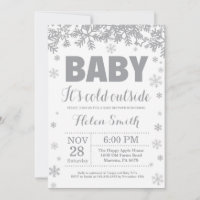 Baby its Cold Outdoor Winter Baby Shower