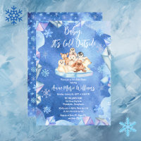 Baby It's Cold Outside Arctic Animals Baby Shower