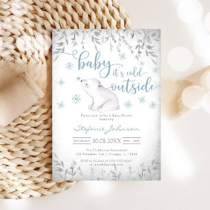 Baby It's Cold Outside Babyparty-Einladung Einladung