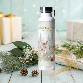 Baby It's Cold Outside Elegant Winter Woodland Trinkflasche