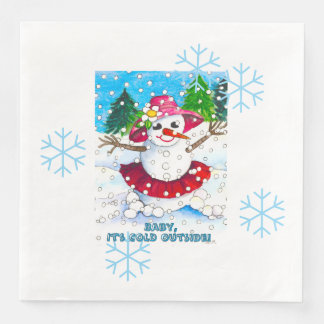 Baby It's Cold Outside! Party Supplies Serviette