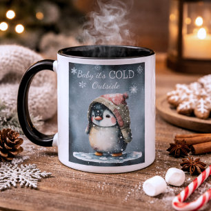 Baby It's Cold Outside Pinguin  Tasse