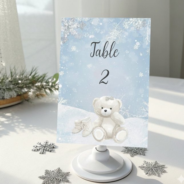 Baby, It's Cold Outside Teddy Bear Winter Tischnummer (Von Creator hochgeladen)