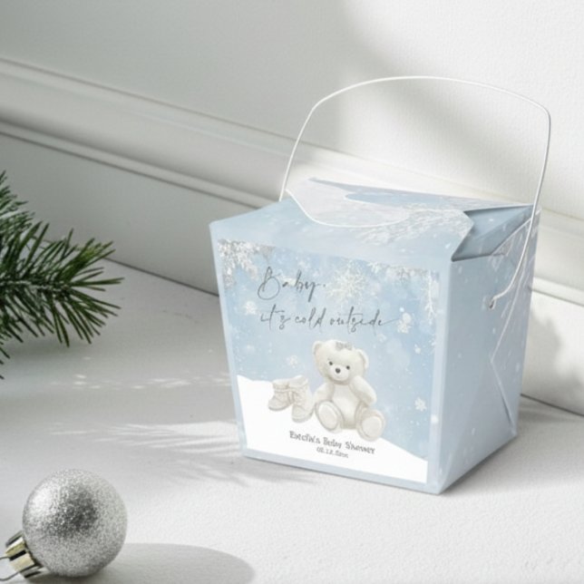 Baby, It's Cold Outside Teddy Bear Wonderland  Geschenkschachtel (Von Creator hochgeladen)