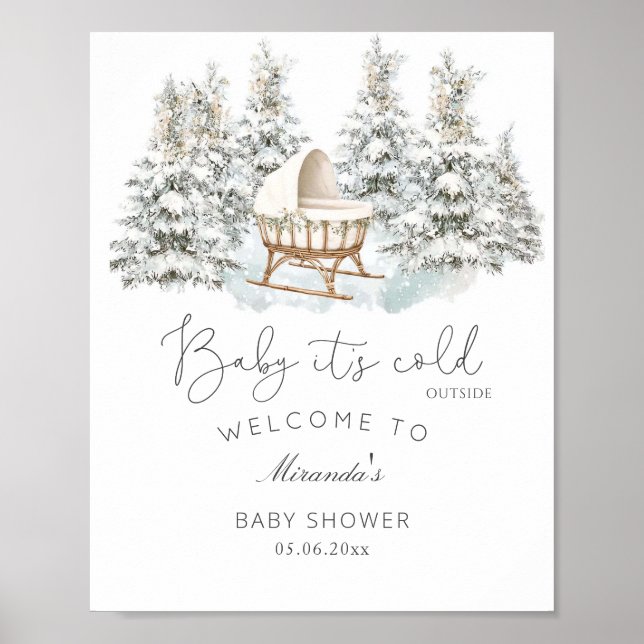 Baby It's Cold Outside Willkommen Poster (Vorne)
