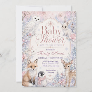 Baby It's Cold Outside Winter Baby Shower Einladung