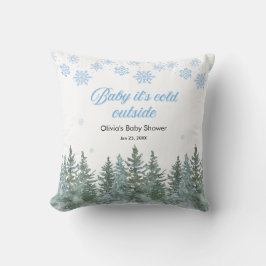 Baby It's Cold Outside Winter Baby Shower Kissen