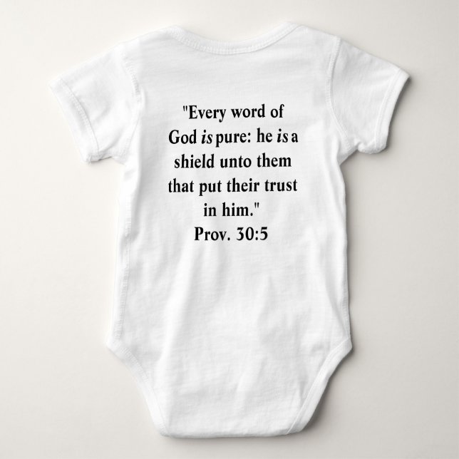 Baby Jersey Baby Strampler (Rückseite)