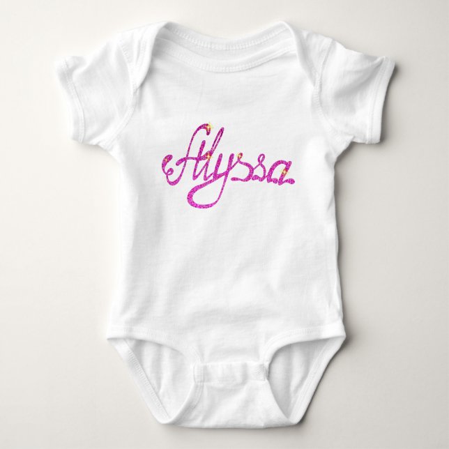 Baby Jersey Bodysuit Alyssa Strampler (Vorderseite)