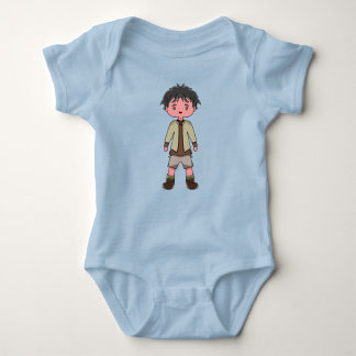 Baby Jersey Bodysuit "Baby Boy" Baby Strampler