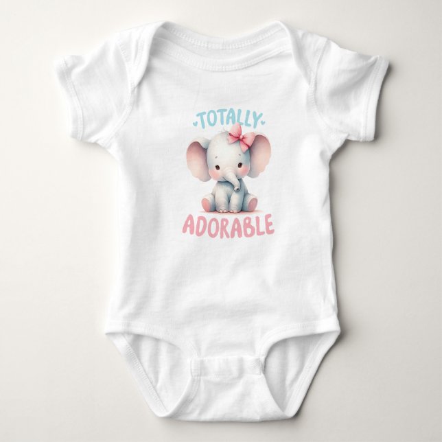 Baby Jersey Bodysuit Baby Strampler (Vorderseite)