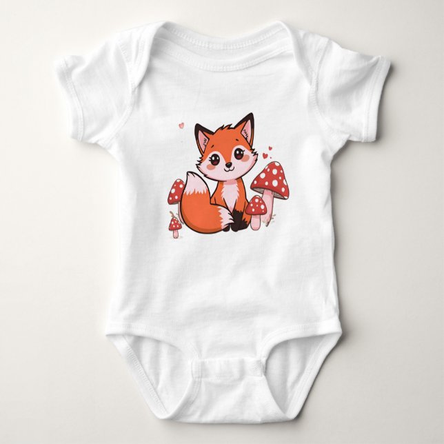 Baby Jersey Bodysuit Baby Strampler (Vorderseite)