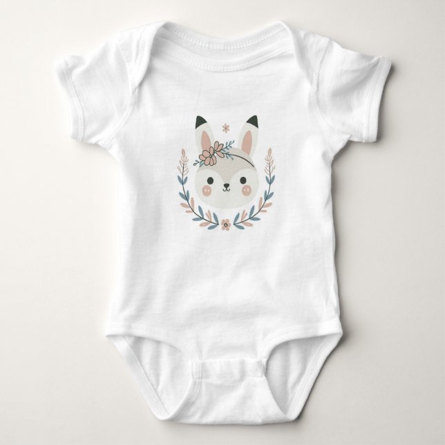 Baby Jersey Bodysuit Baby Strampler (Vorderseite)