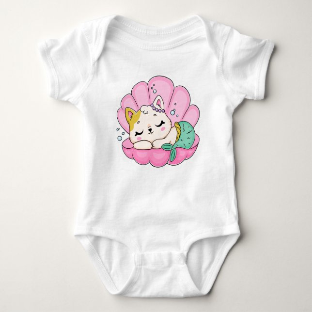 Baby Jersey Bodysuit Baby Strampler (Vorderseite)