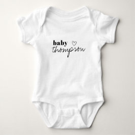 Baby-Jersey-Bodysuit Baby Strampler