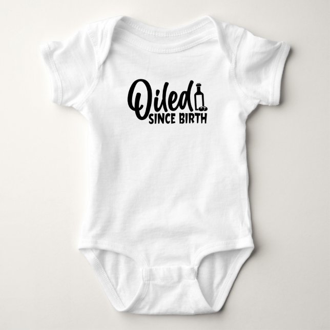 Baby Jersey Bodysuit Baby Strampler (Vorderseite)