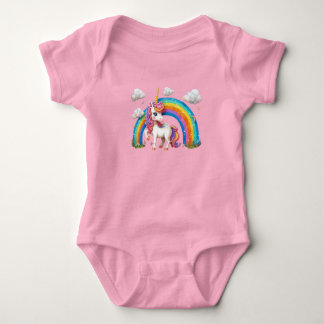 Baby Jersey Bodysuit Fairytale Unicorn Strampler