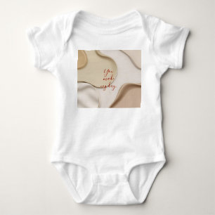 Baby Jersey Bodysuit in stilvoller Grafik Strampler
