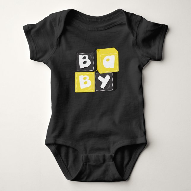 Baby Jersey Bodysuit Strampler (Vorderseite)