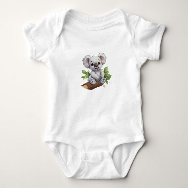 Baby Jersey Bodysuit Strampler (Vorderseite)
