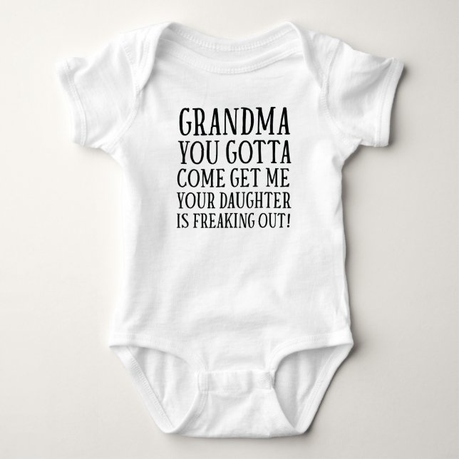 Baby Jersey Bodysuit Strampler (Vorderseite)
