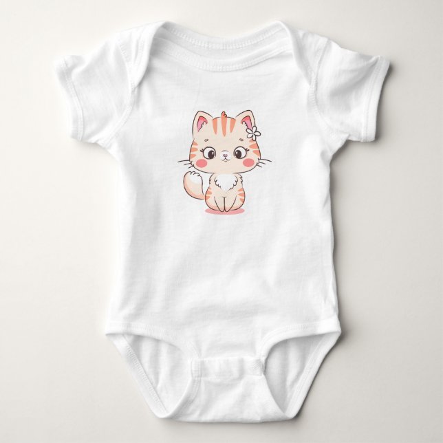 Baby Jersey Bodysuit Strampler (Vorderseite)