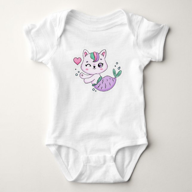Baby Jersey Bodysuit Strampler (Vorderseite)