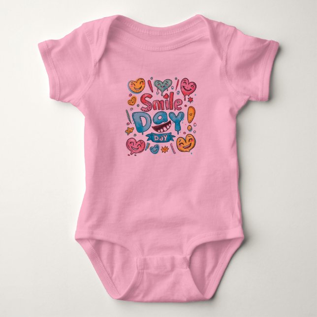 Baby Jersey Bodysuit Strampler (Vorderseite)