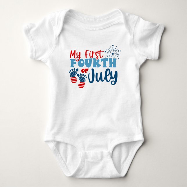 Baby Jersey Bodysuit Strampler (Vorderseite)