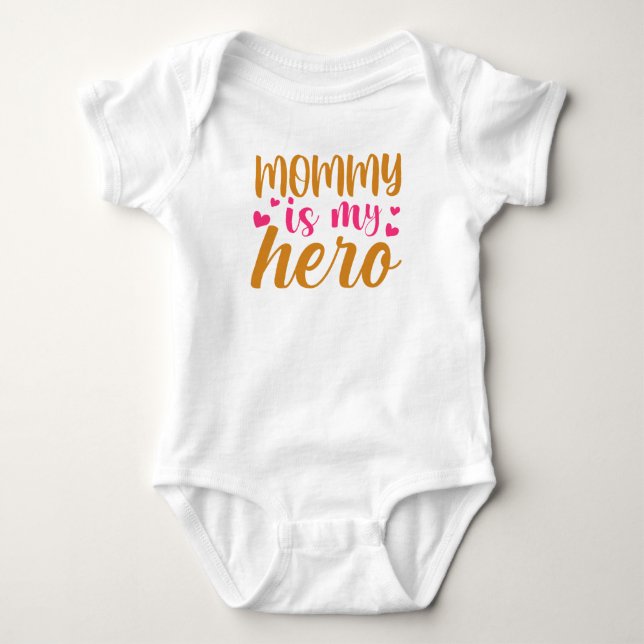 Baby Jersey Bodysuit Strampler (Vorderseite)