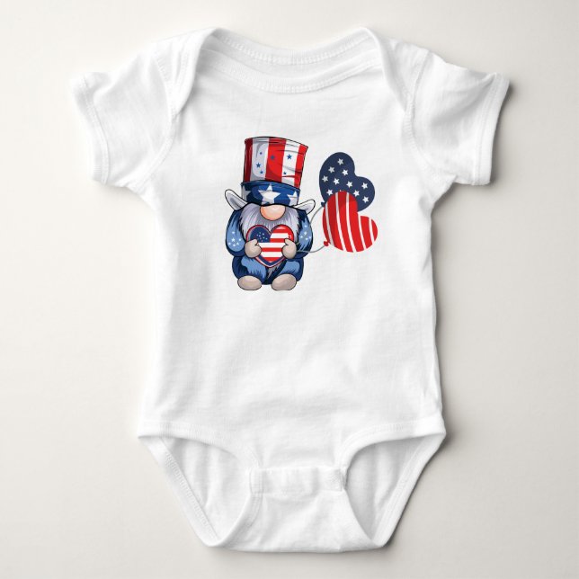 Baby Jersey Bodysuit Strampler (Vorderseite)