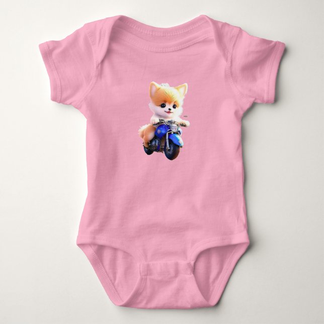 Baby Jersey Bodysuit Strampler (Vorderseite)