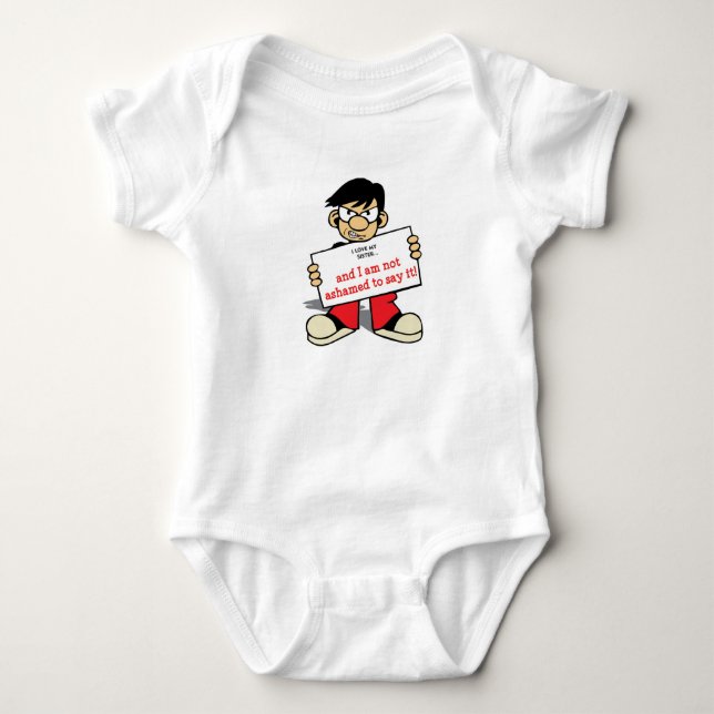 Baby Jersey Bodysuit Strampler (Vorderseite)