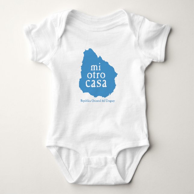 Baby-Jersey-Bodysuit URUGUAY Baby Strampler (Vorderseite)