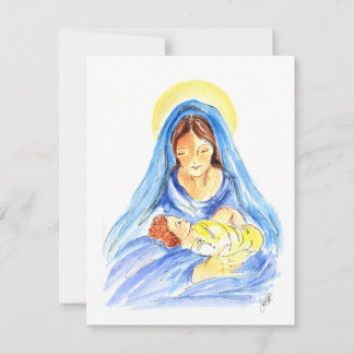 Baby Jesus 3 Card Leere im Umschlag Mitteilungskarte