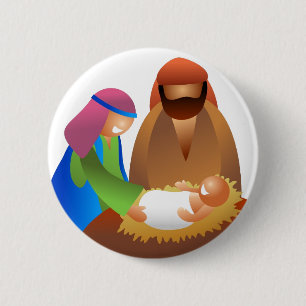 Baby Jesus Button