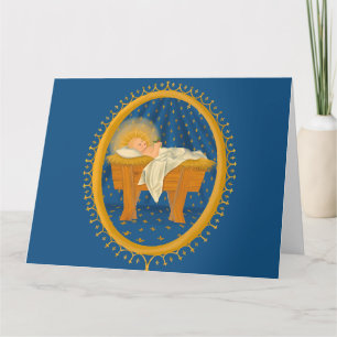 Baby Jesus Christmas Card Karte