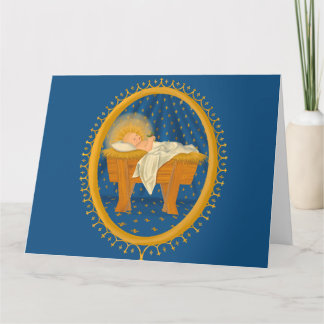 Baby Jesus Christmas Card Karte