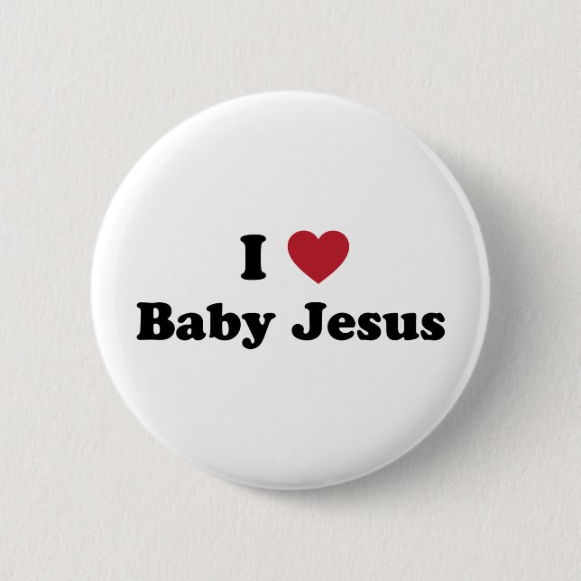 Baby Jesus der Liebe I Button (Vorderseite)