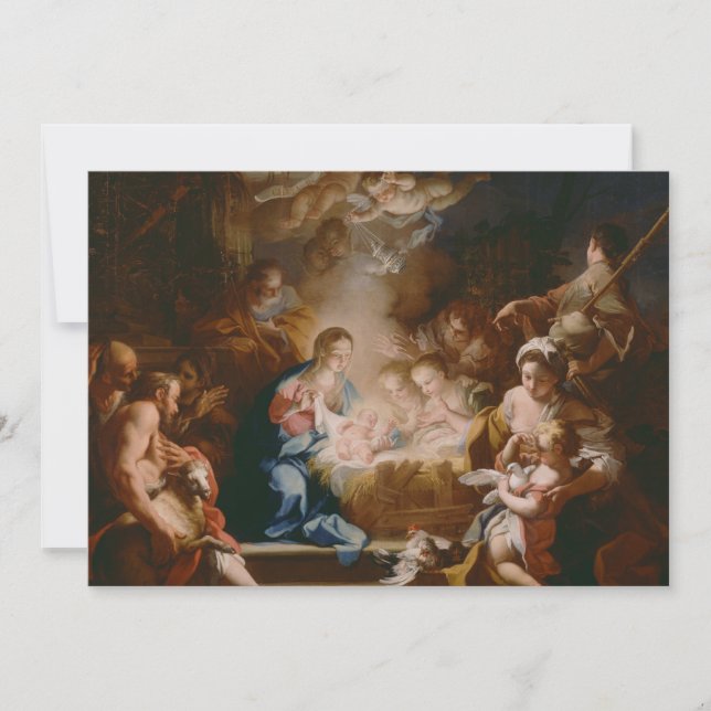 Baby Jesus Einladung (Vorderseite)