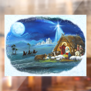 Baby Jesus Fensteraufkleber