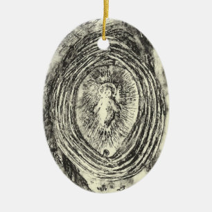 Baby Jesus Keramik Ornament