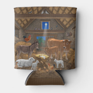 Baby Jesus Manger Heilige Nacht Weihnachtskrippe Dosenkühler