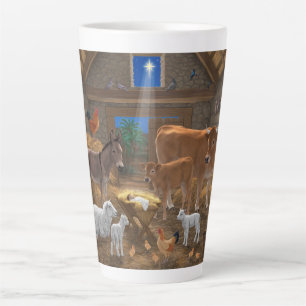 Baby Jesus Manger Heilige Nacht Weihnachtskrippe Milchtasse
