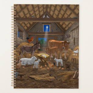 Baby Jesus Manger Heilige Nacht Weihnachtskrippe Planer