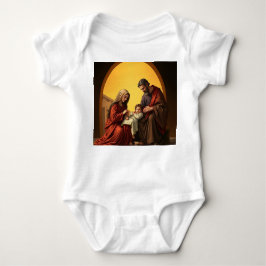 Baby Jesus Mary und Joseph Säugling One Piece Baby Strampler