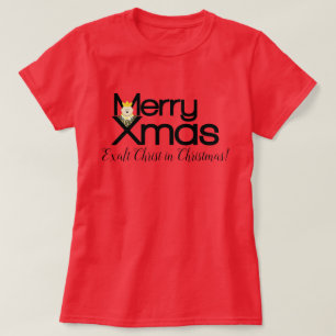 Baby Jesus Merry Xmas (Weihnachten) T-Shirt