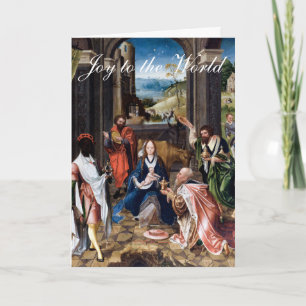 Baby Jesus mit den Weisen Weihnachtsgruß Feiertagskarte