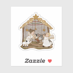 Baby Jesus Nativity Sticker