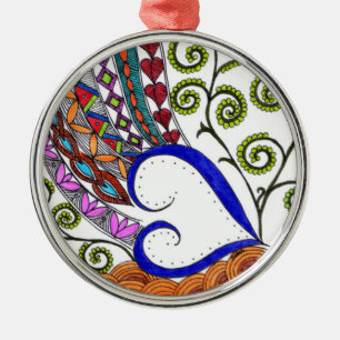 Baby-Jesus-Verzierung Silbernes Ornament